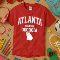 Atlanta Georgia Est. 1847 Varsity Kids T-Shirt thumb 3