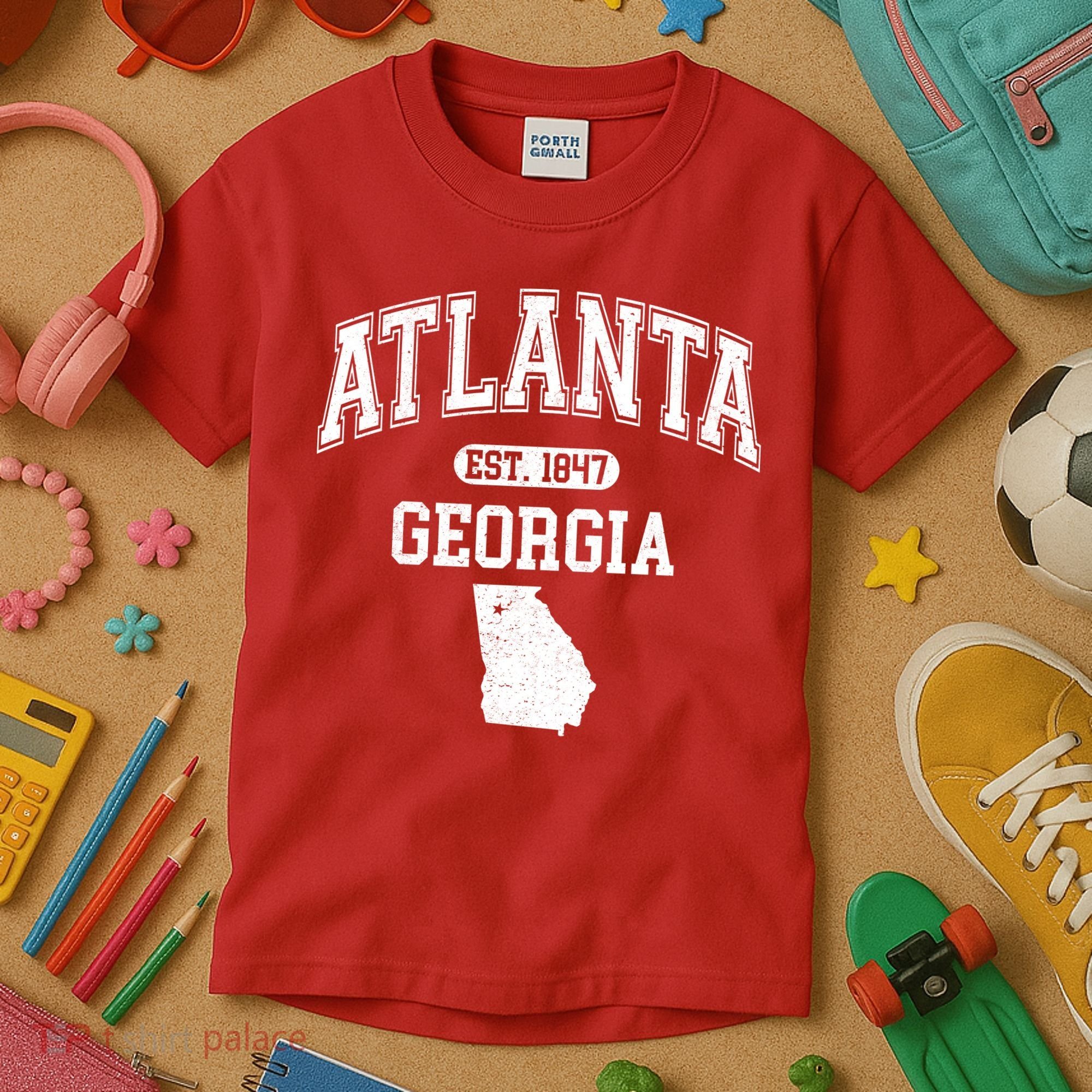 Atlanta Georgia Est. 1847 Varsity Kids T-Shirt