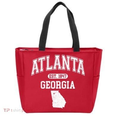 Atlanta Georgia Est. 1847 Varsity Tote Bag
