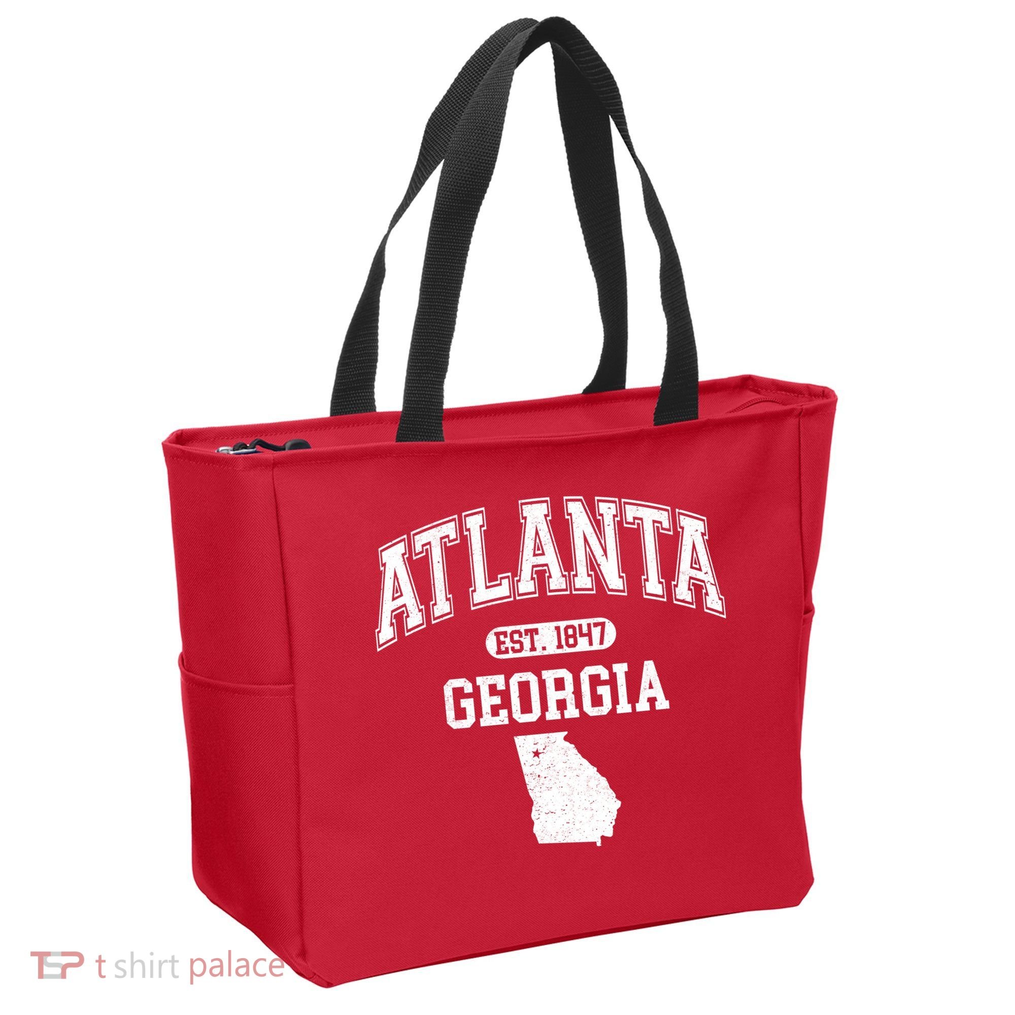 Atlanta Georgia Est. 1847 Varsity Tote Bag