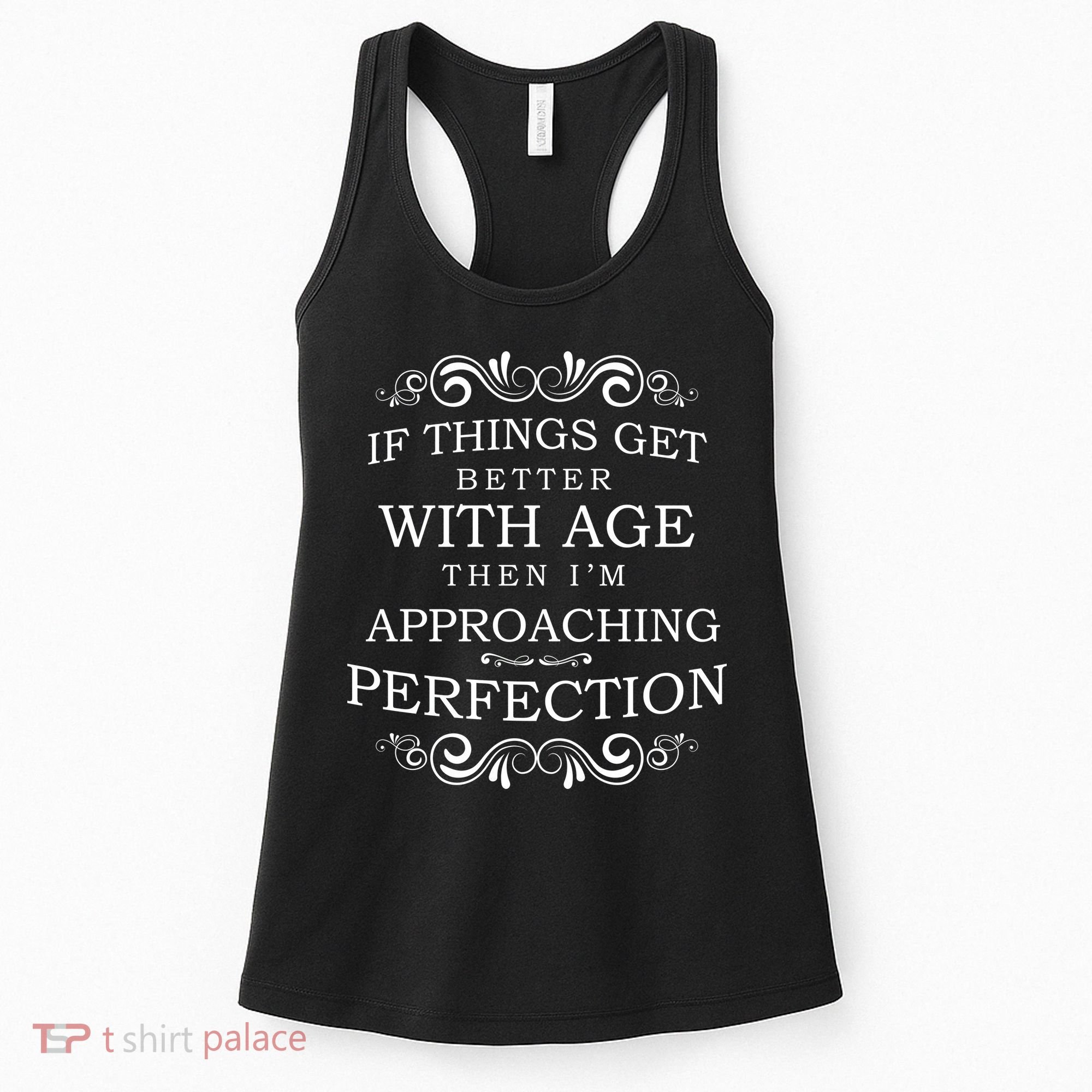 Aged To Perfection Funny Birthday Women's Tank Top