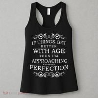 Aged To Perfection Funny Birthday Women's Tank Top thumb 3
