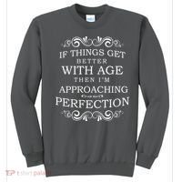 Aged To Perfection Funny Birthday Sweatshirt thumb 0