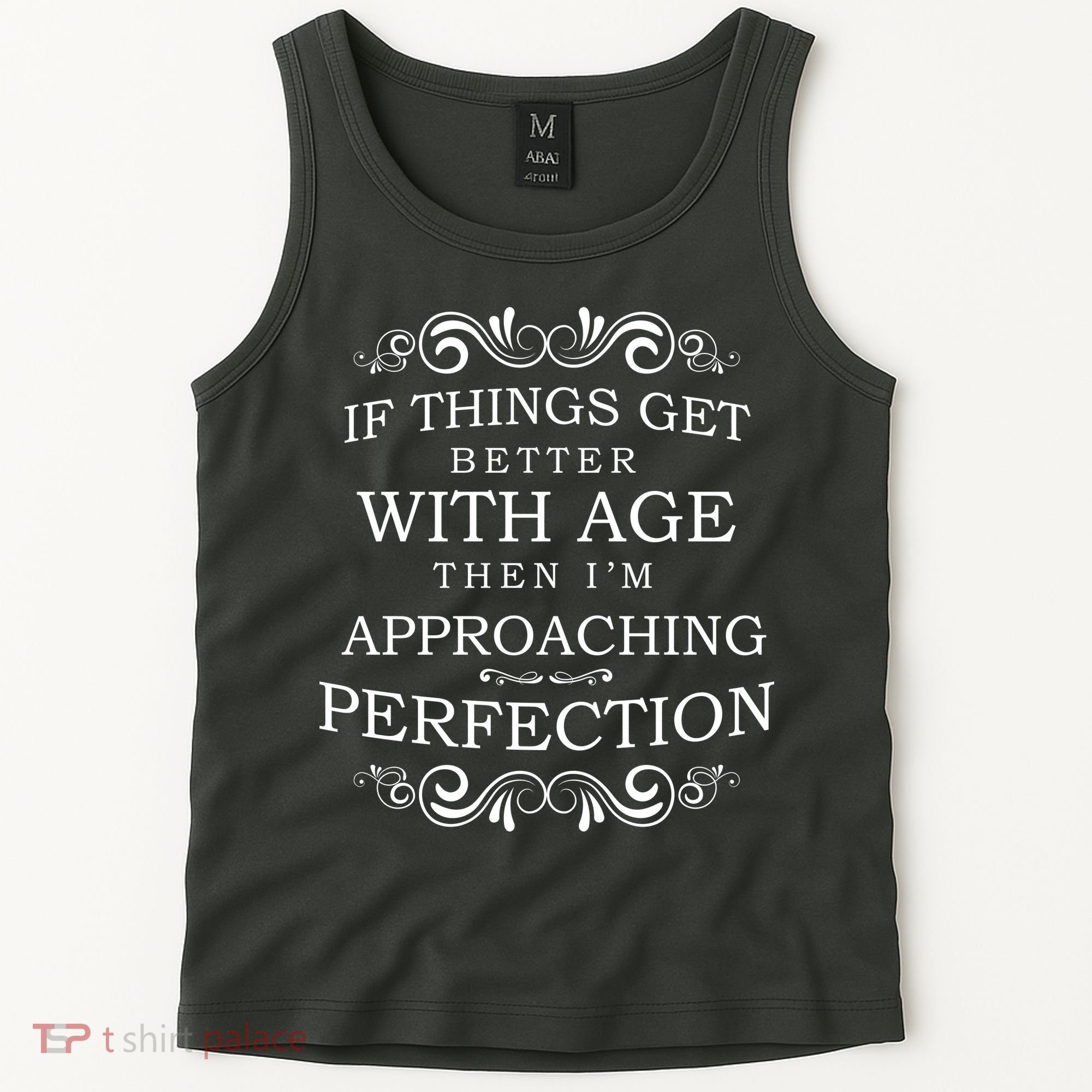 Aged To Perfection Funny Birthday Tank Top