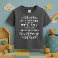 Aged To Perfection Funny Birthday Toddler T-Shirt thumb 3