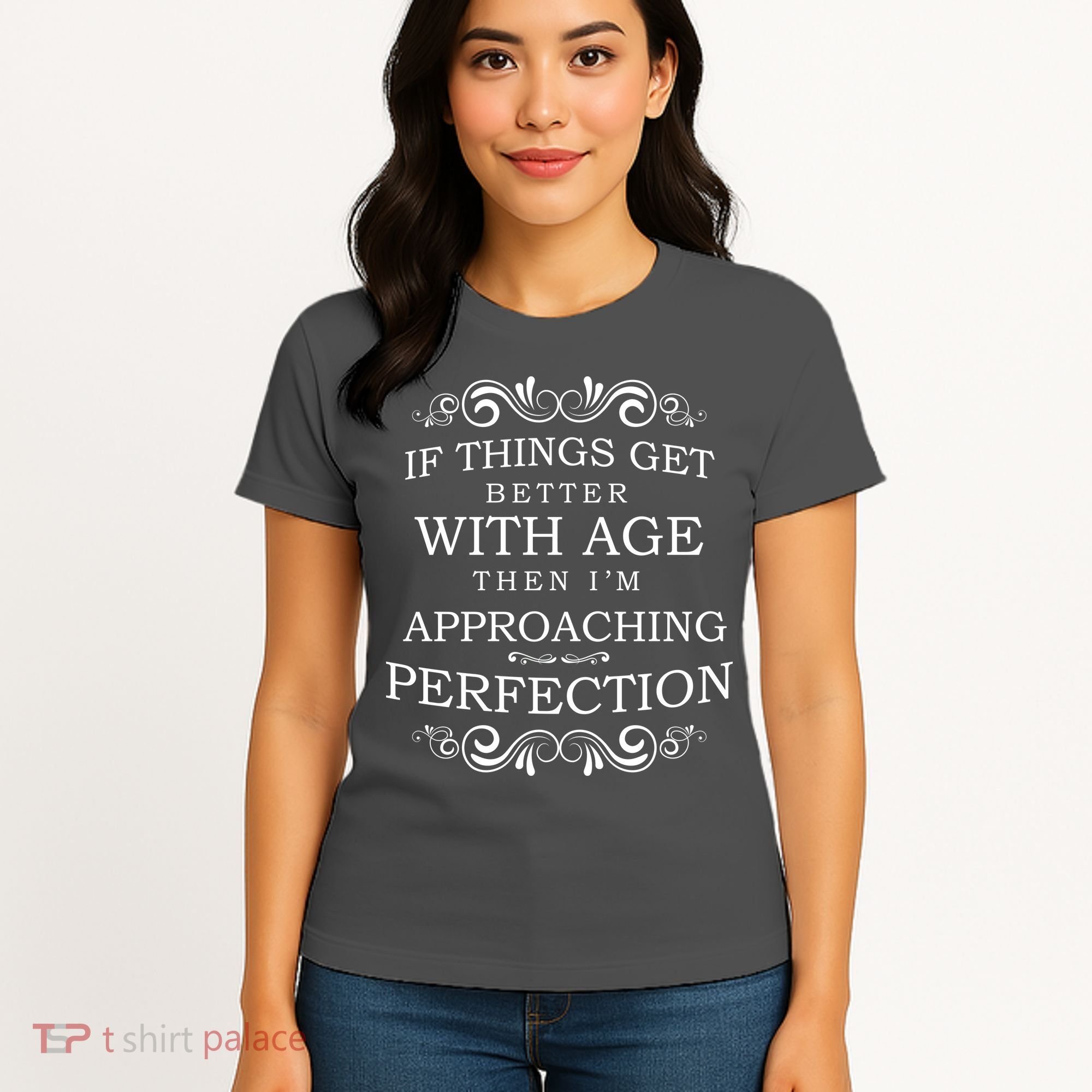 Aged To Perfection Funny Birthday Women's T-Shirt