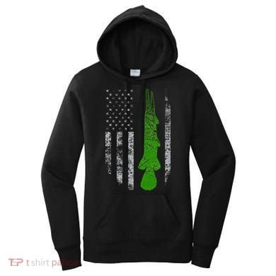 Alligator Gar Flag Alligator Gar Fishing Women's Hoodie