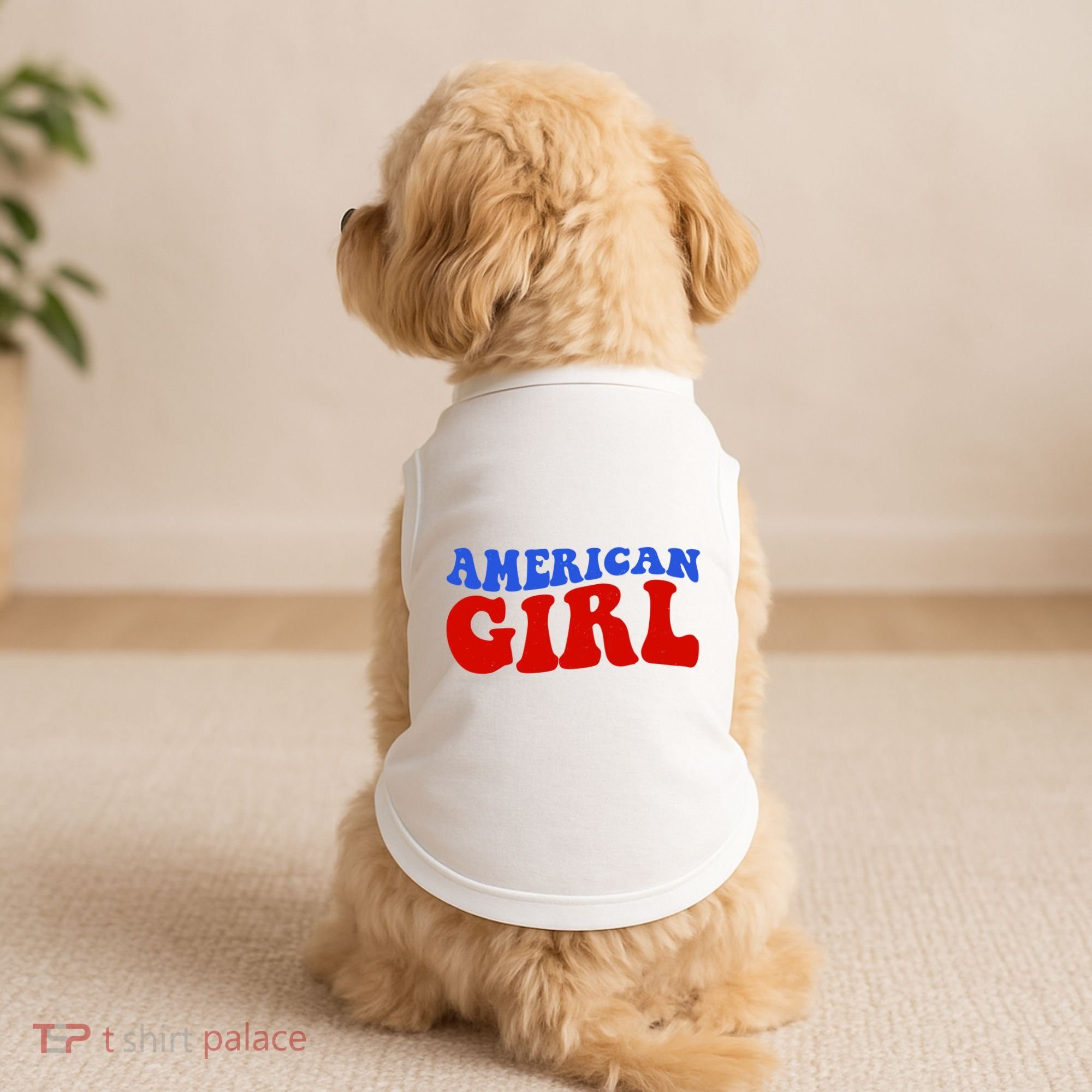 American Girl Fourth Of July Doggie Tank