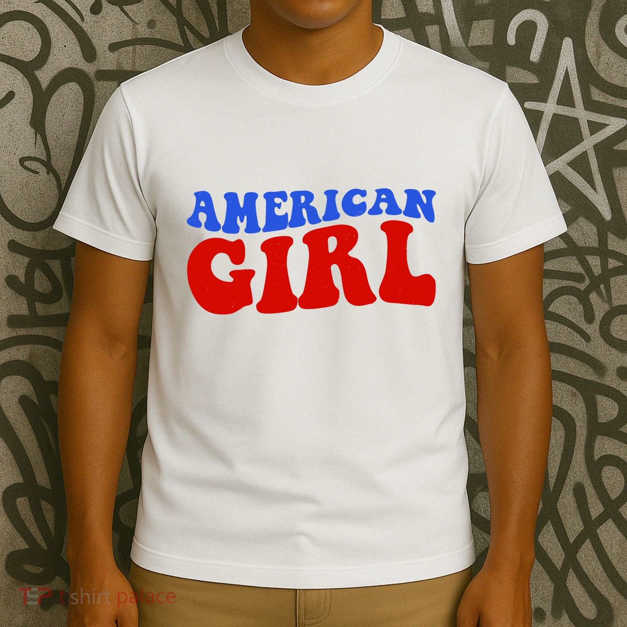American Girl Fourth Of July T-Shirt
