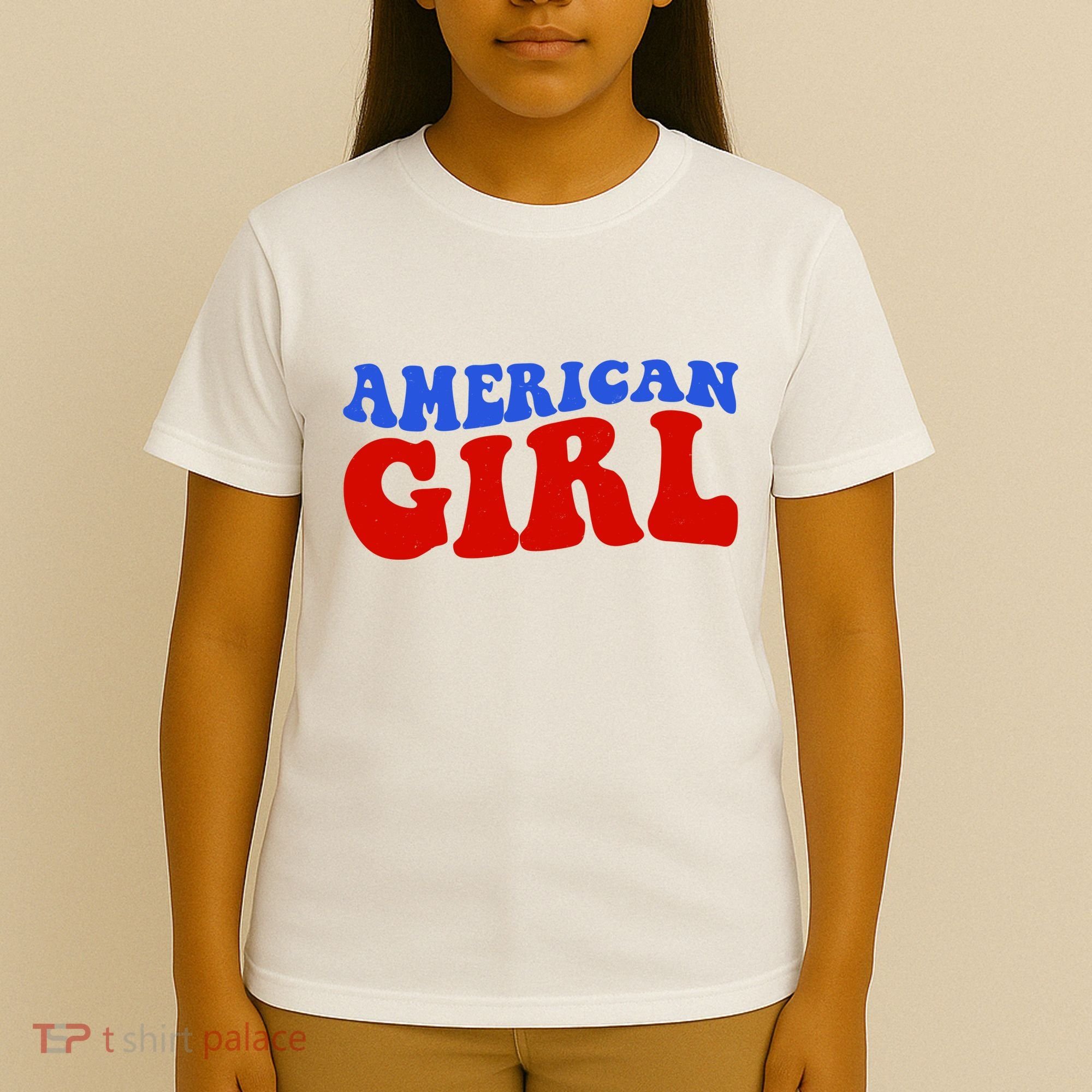 American Girl Fourth Of July T-Shirt