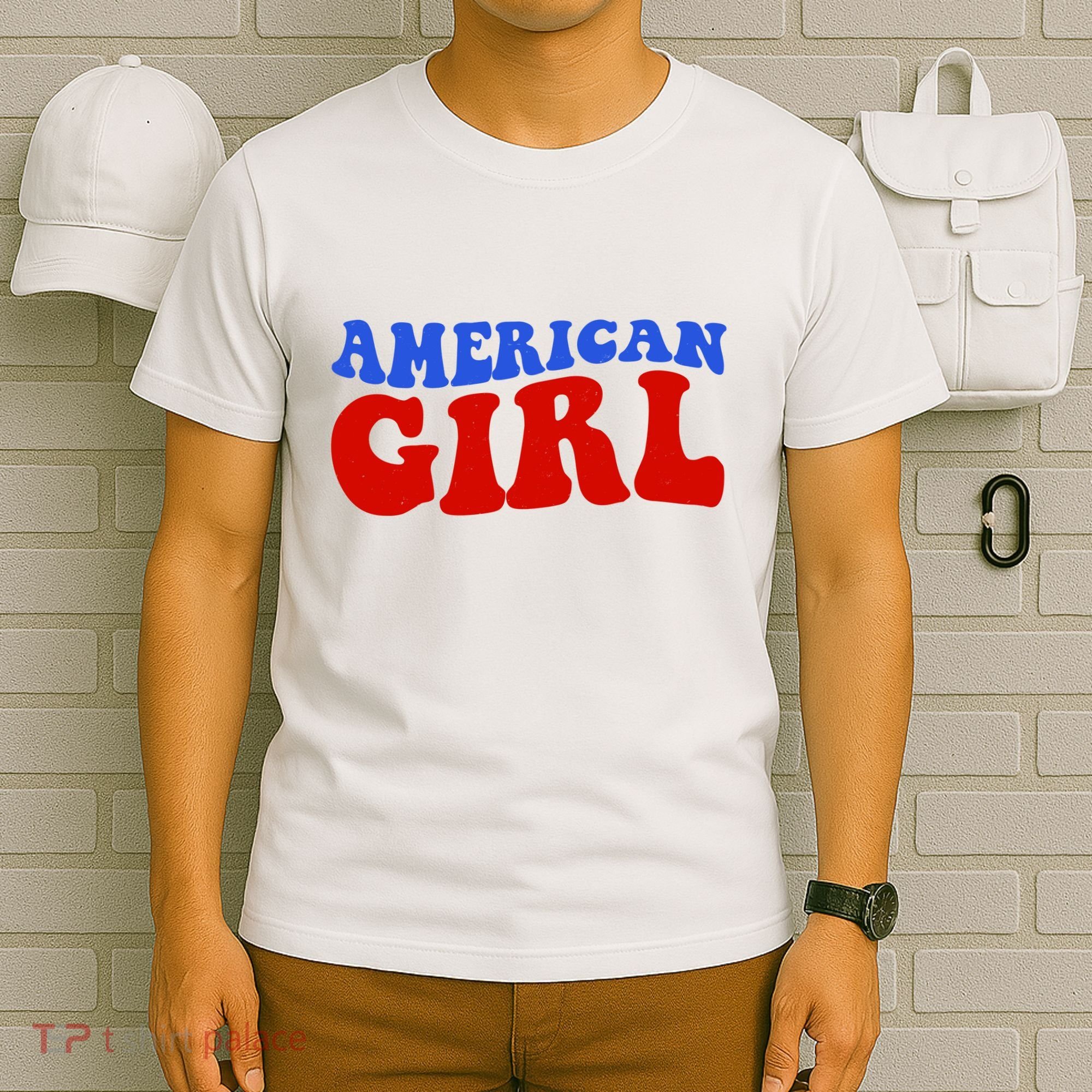 American Girl Fourth Of July T-Shirt