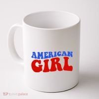American Girl Fourth Of July Coffee Mug thumb 0
