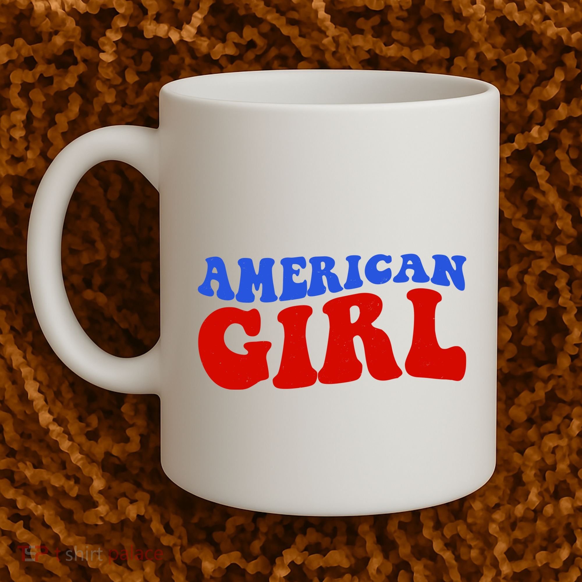 American Girl Fourth Of July Coffee Mug