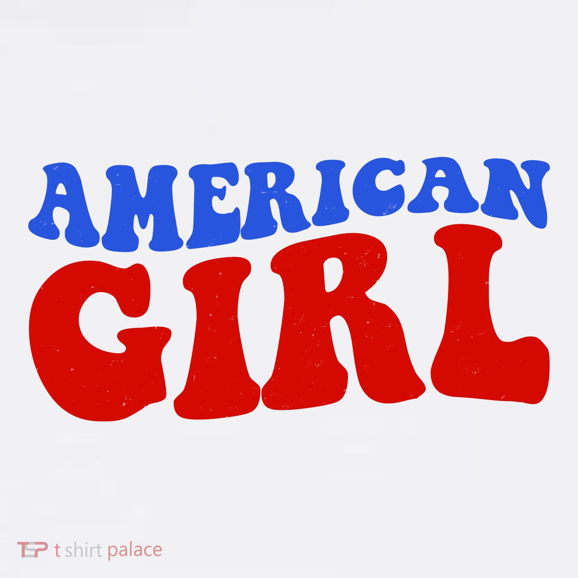 American Girl Fourth Of July Mousepad