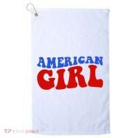 American Girl Fourth Of July Golf Towel thumb 0