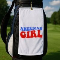 American Girl Fourth Of July Golf Towel thumb 2
