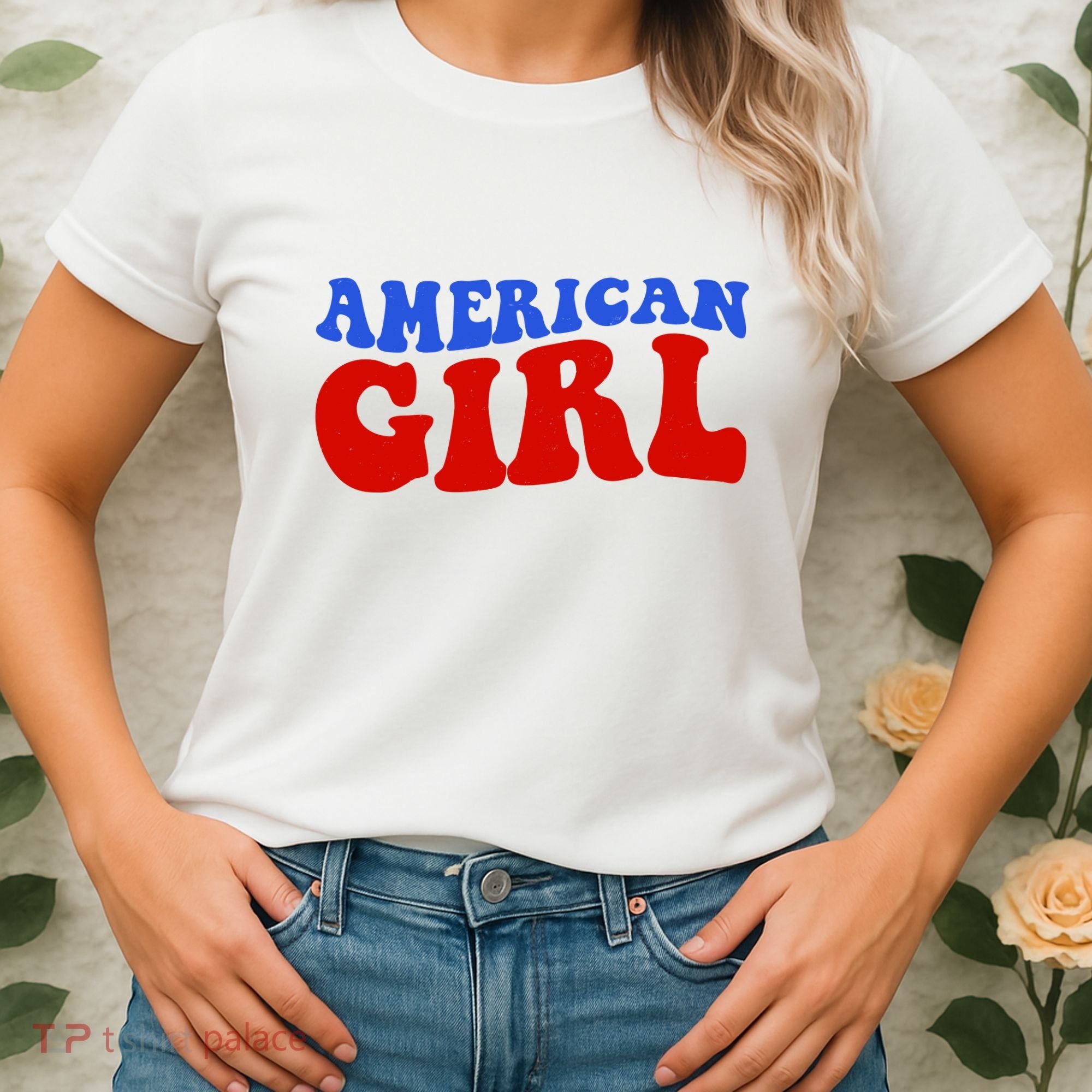 American Girl Fourth Of July Women's T-Shirt