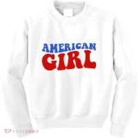 American Girl Fourth Of July Kids Sweatshirt thumb 0