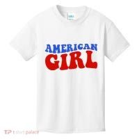 American Girl Fourth Of July Kids T-Shirt thumb 0