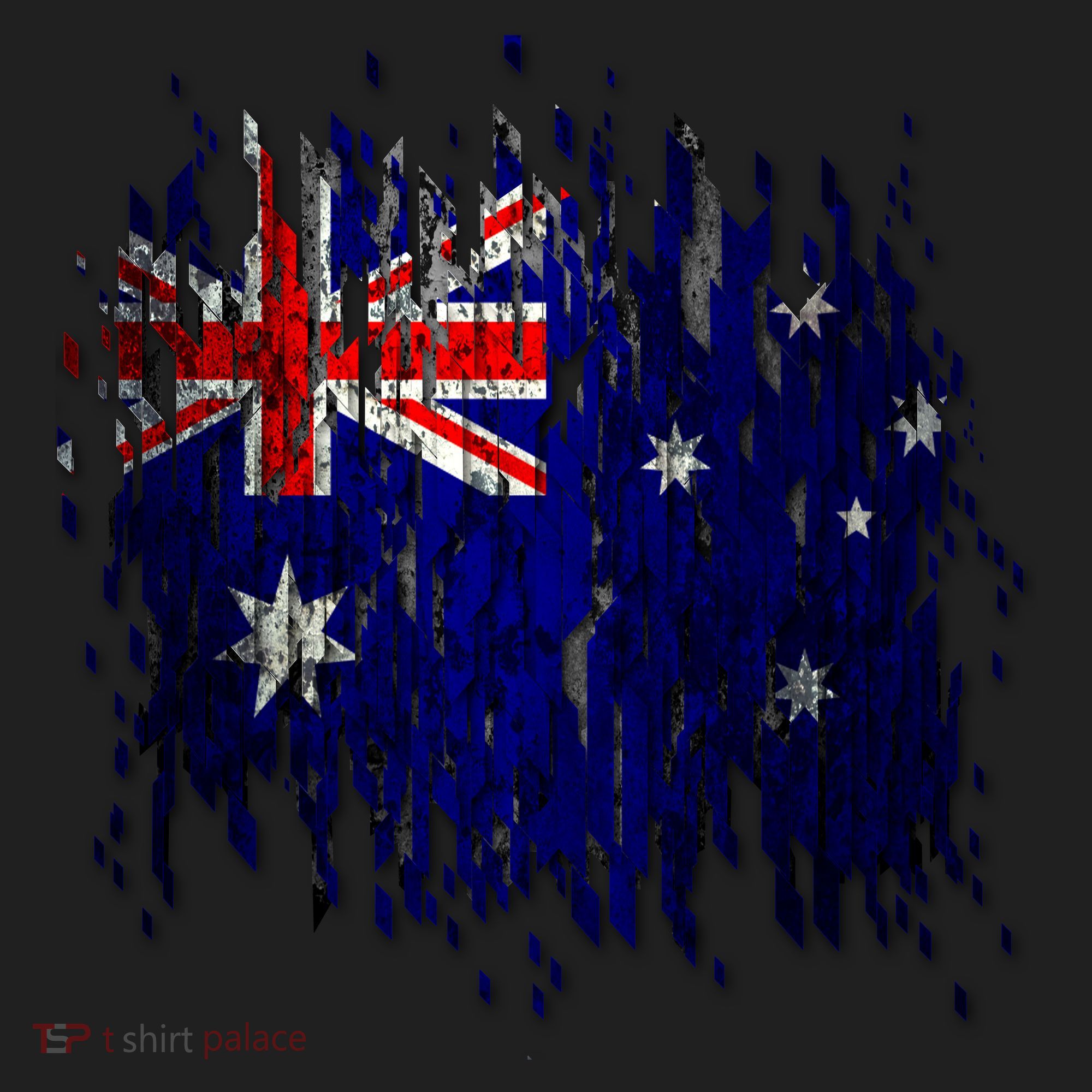 Australia Grunge Flag Women's Sweatshirt
