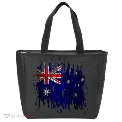 Australia Grunge Flag Tote Bag