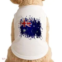 Australia Grunge Flag Doggie Tank thumb 0