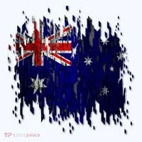 Australia Grunge Flag Doggie Tank thumb 4