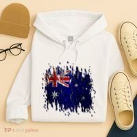 Australia Grunge Flag Hoodie thumb 4