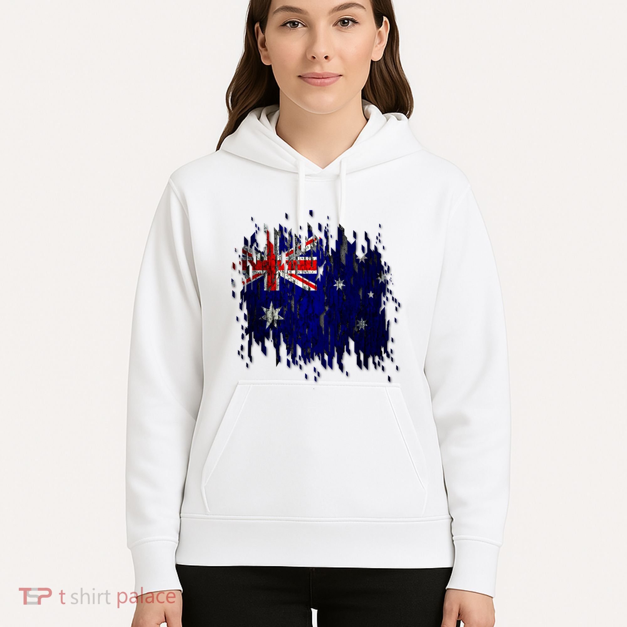 Australia Grunge Flag Hoodie