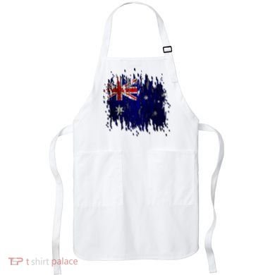 Australia Grunge Flag Apron