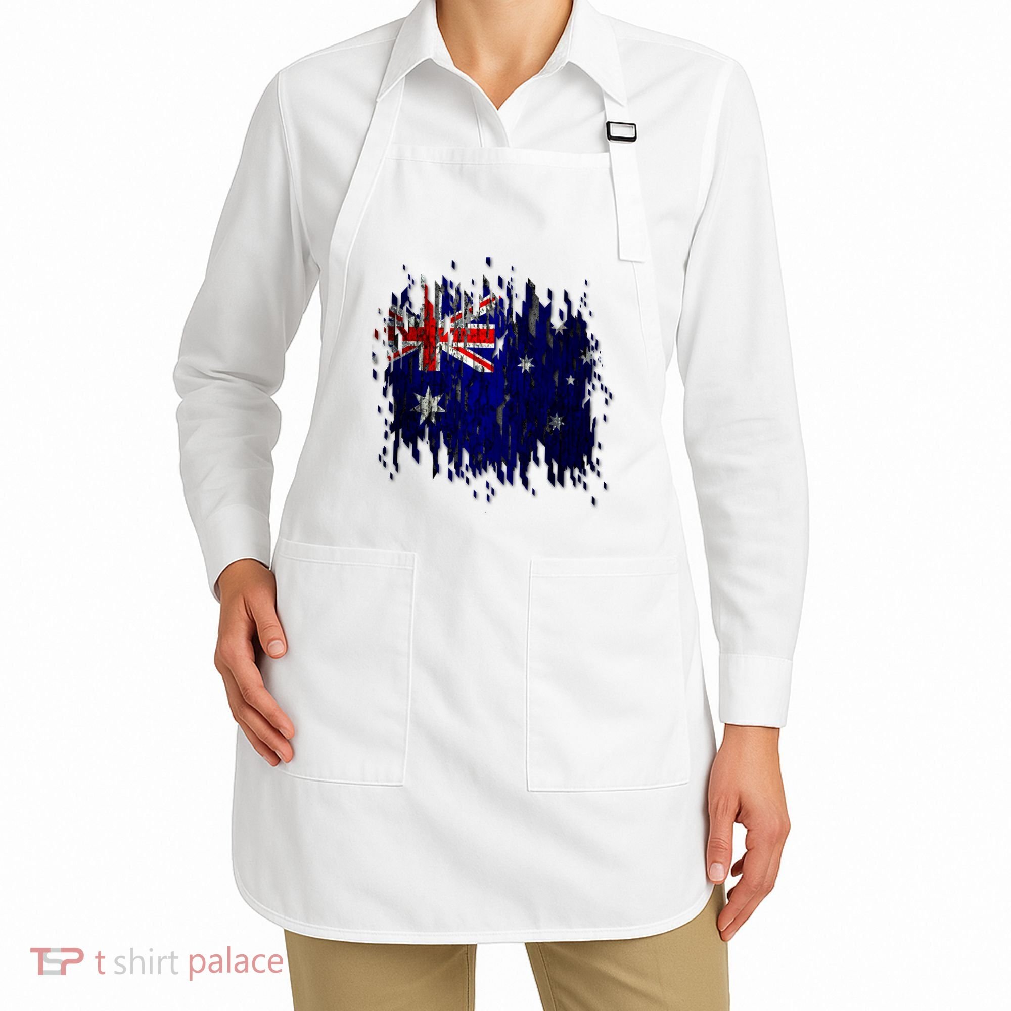 Australia Grunge Flag Apron