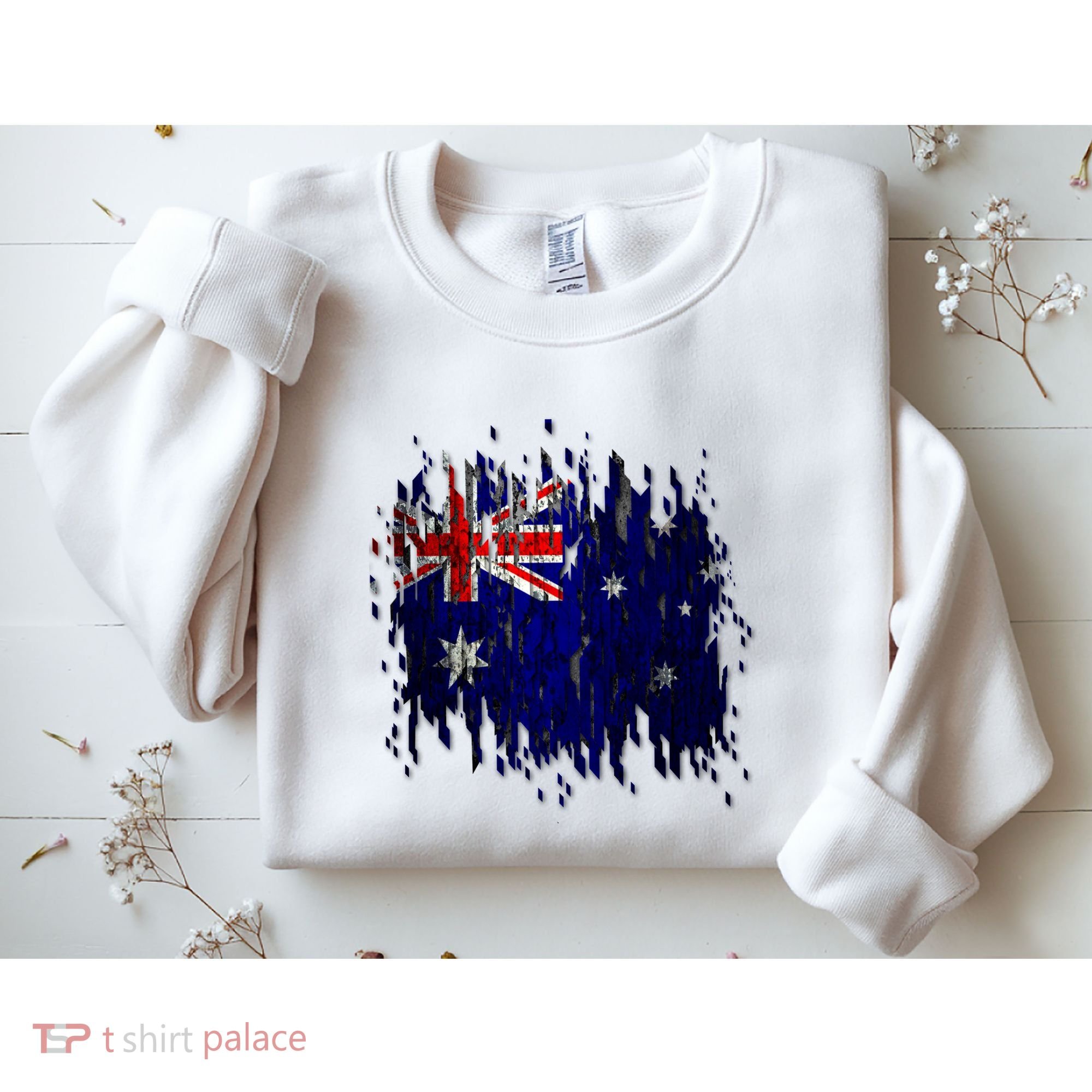Australia Grunge Flag Sweatshirt