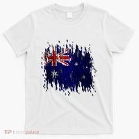 Australia Grunge Flag T-Shirt thumb 0