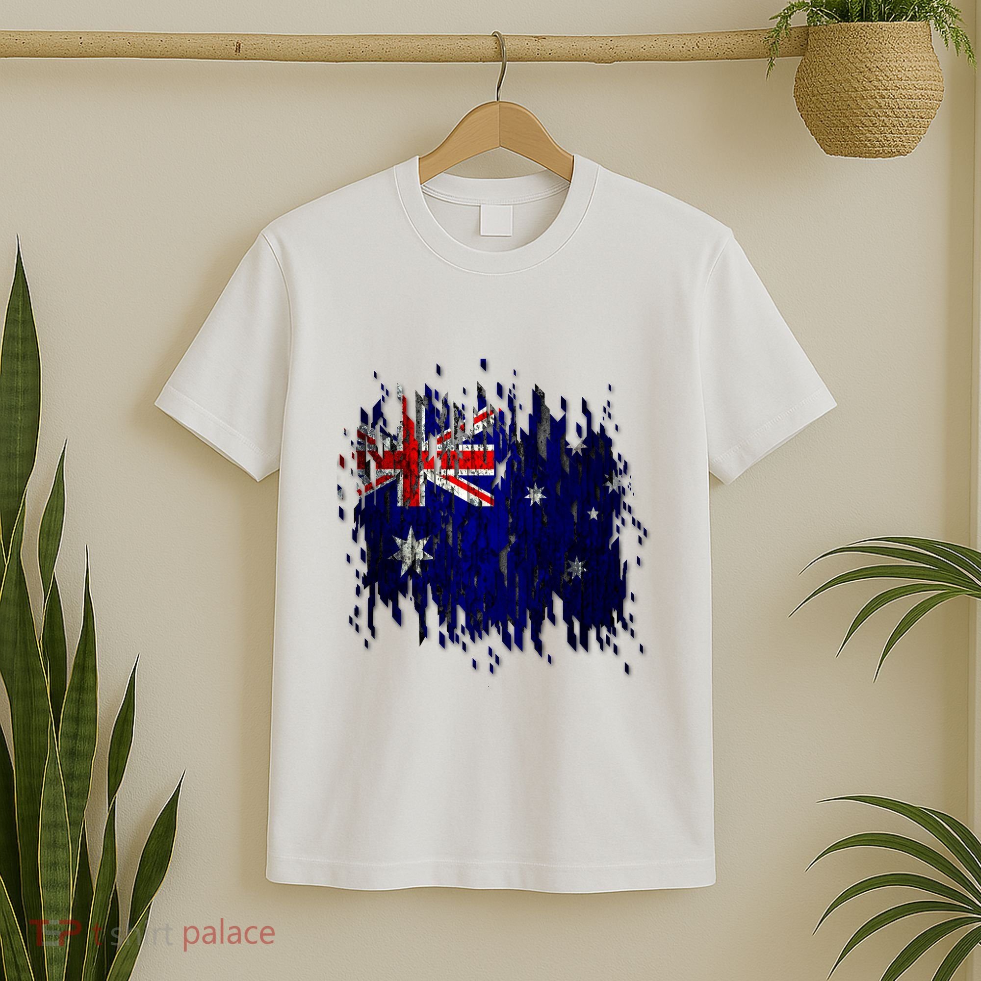 Australia Grunge Flag T-Shirt