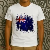 Australia Grunge Flag T-Shirt thumb 3