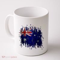 Australia Grunge Flag Coffee Mug thumb 0