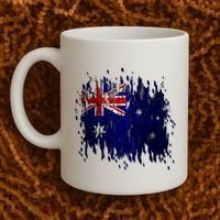 Australia Grunge Flag Coffee Mug thumb 2