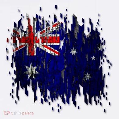 Australia Grunge Flag Women's Perfect Tri Tunic Long Sleeve Shirt