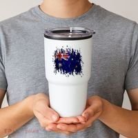 Australia Grunge Flag Tumbler thumb 2
