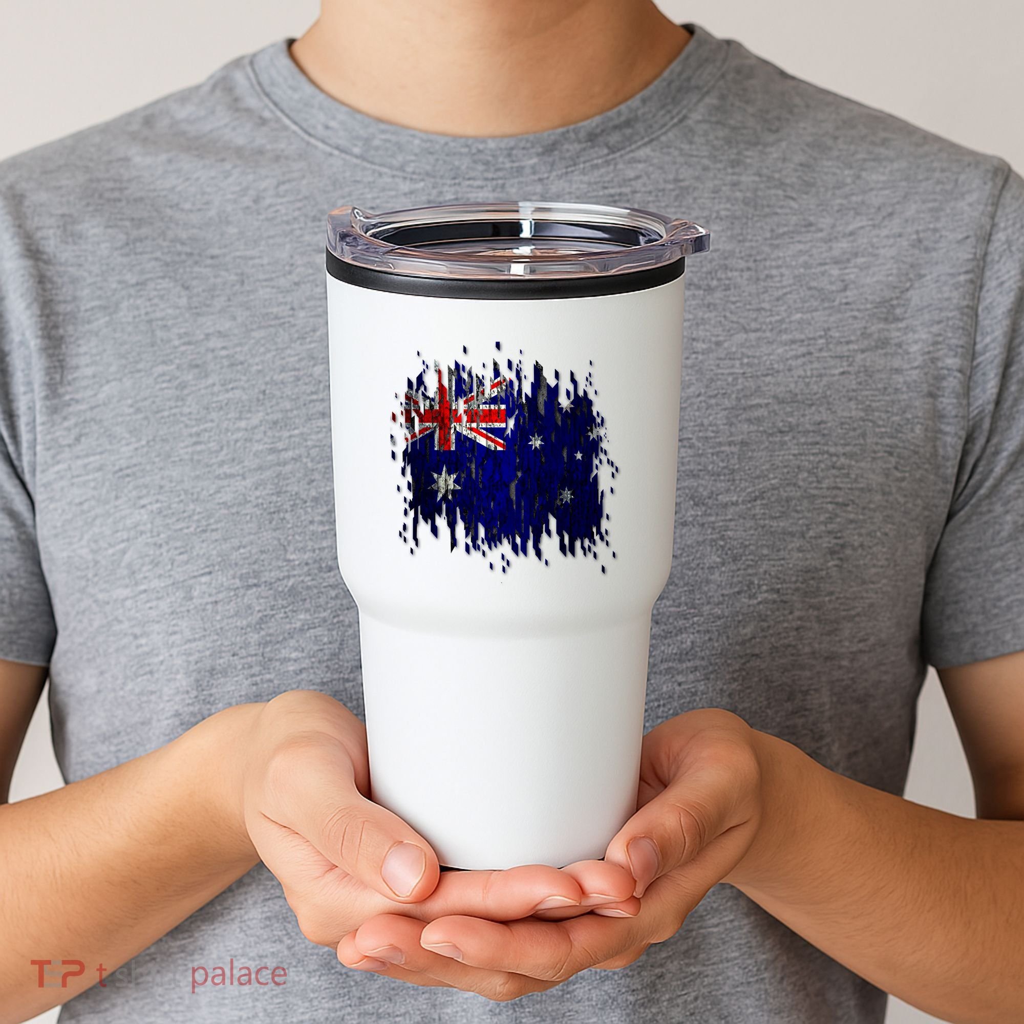 Australia Grunge Flag Tumbler