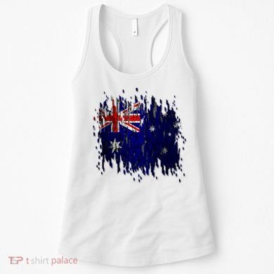 Australia Grunge Flag Women's Tank Top