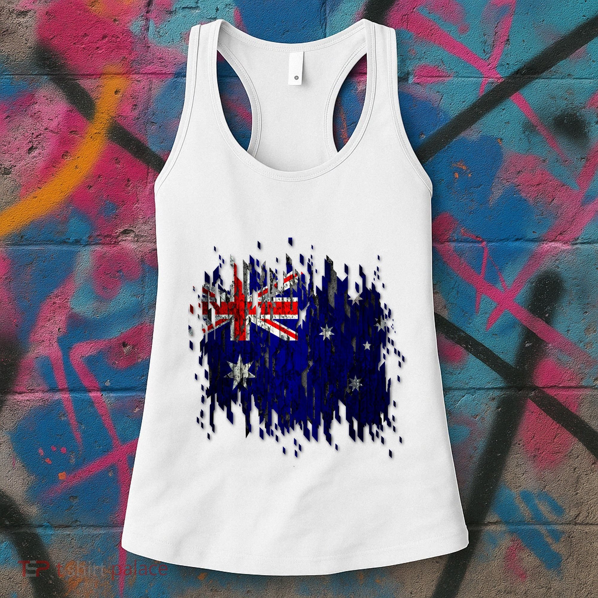 Australia Grunge Flag Women's Tank Top