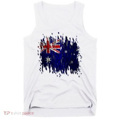 Australia Grunge Flag Tank Top