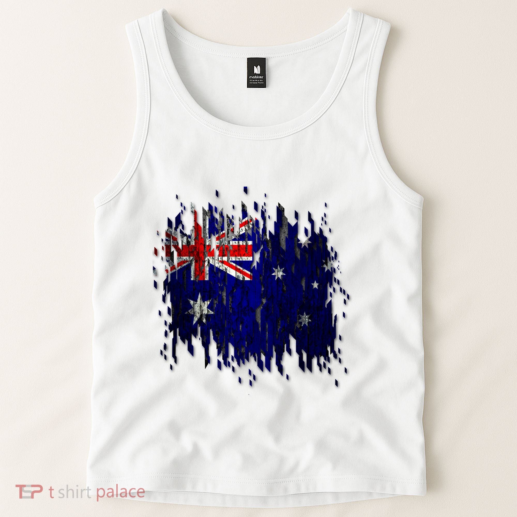 Australia Grunge Flag Tank Top