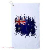 Australia Grunge Flag Golf Towel thumb 0
