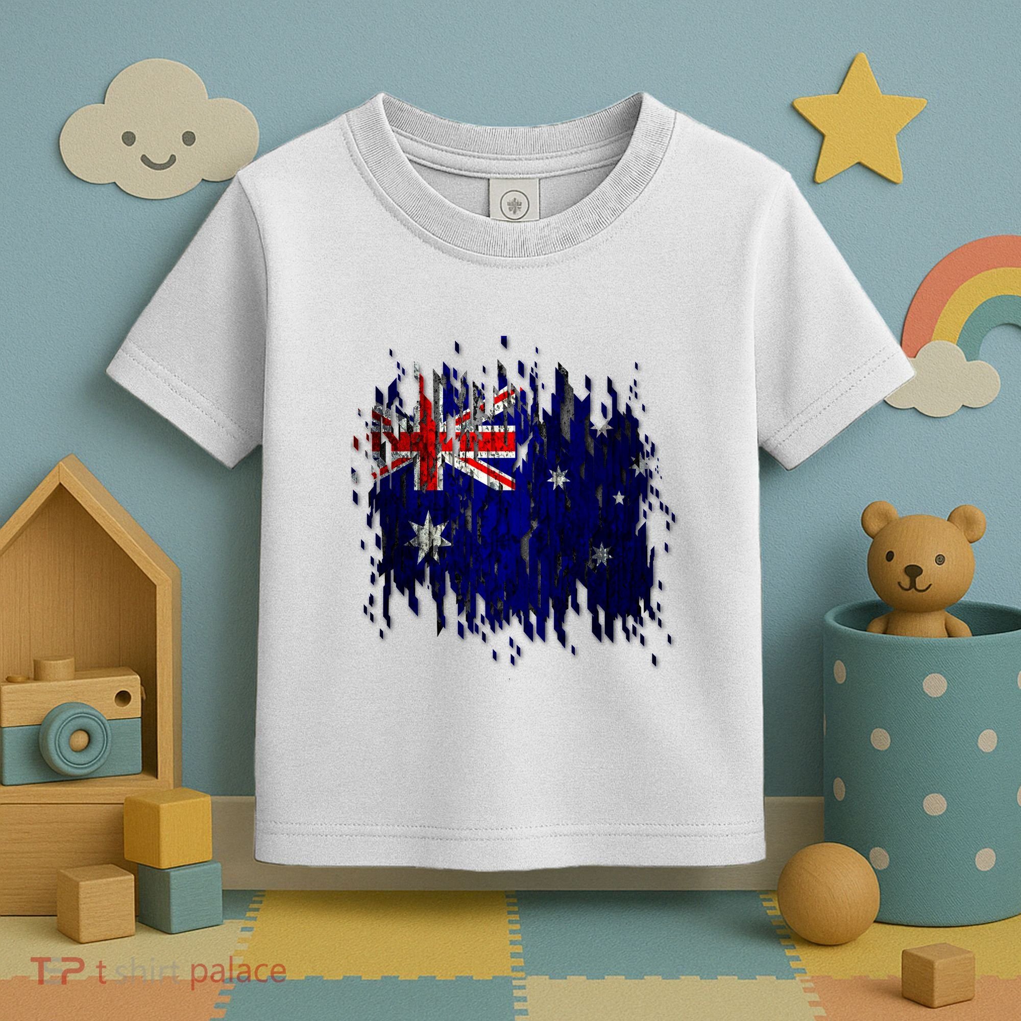 Australia Grunge Flag Toddler T-Shirt