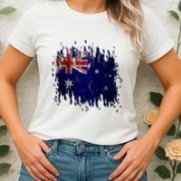 Australia Grunge Flag Women's T-Shirt thumb 2