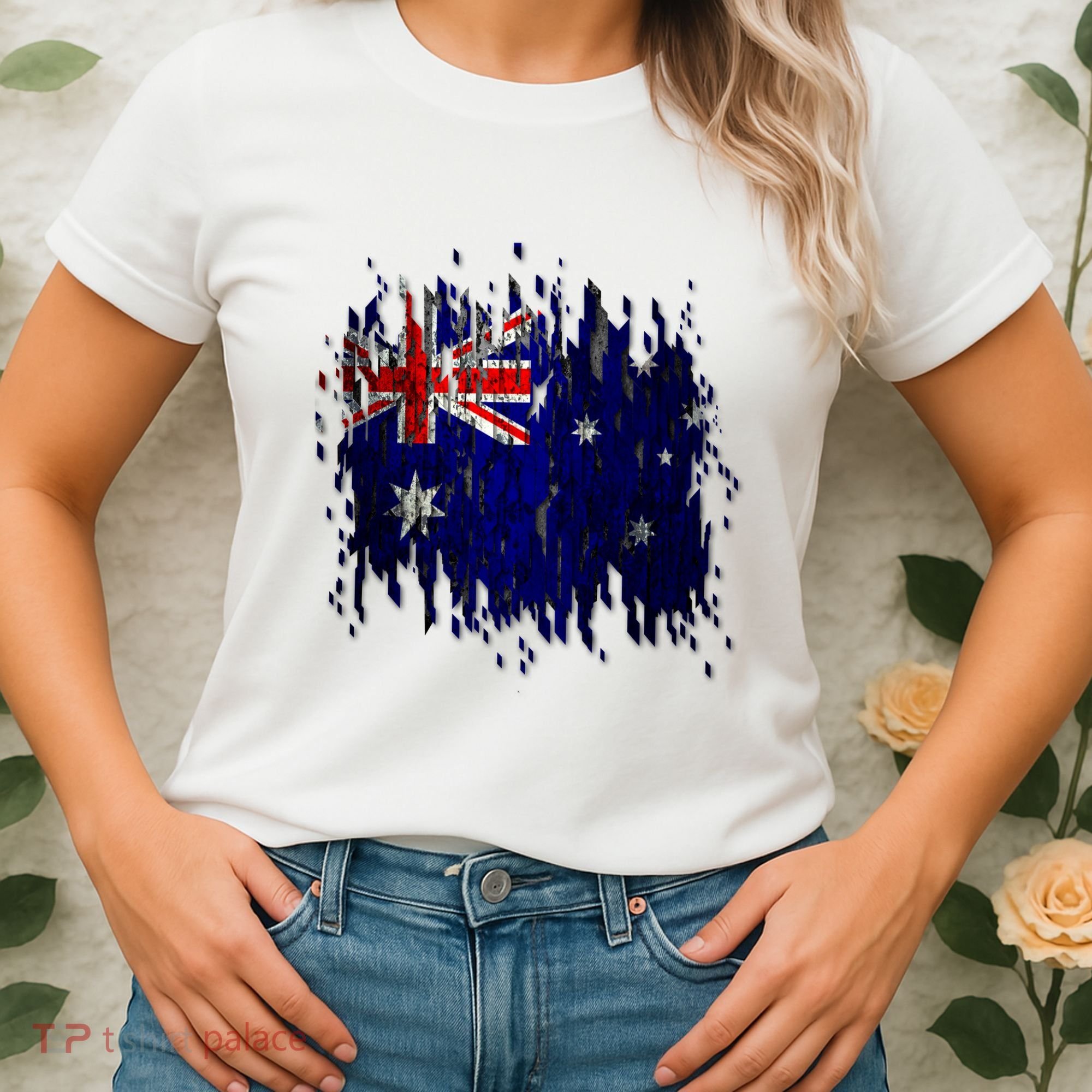Australia Grunge Flag Women's T-Shirt