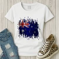 Australia Grunge Flag Women's T-Shirt thumb 3