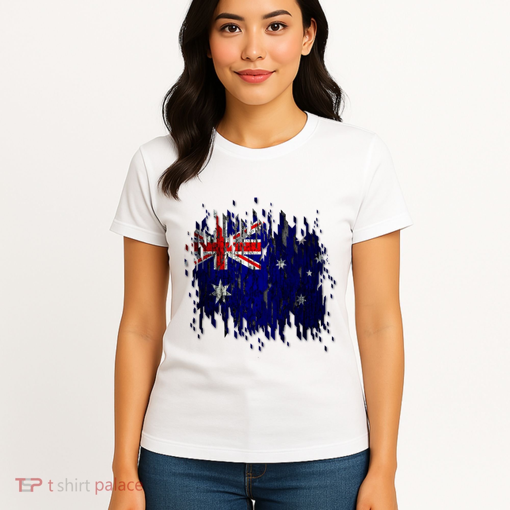 Australia Grunge Flag Women's T-Shirt